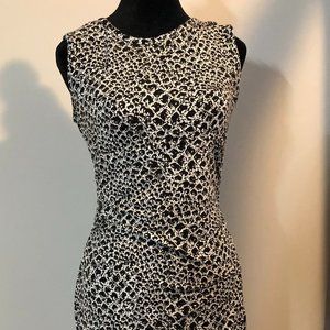 DvF Selene Dress Ruched Jersey Stretch Sheath PREOWNED/USED Diane Von Furstenber